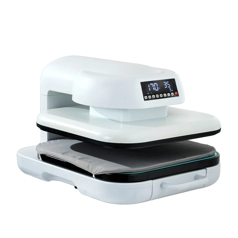 Colorking Fully Automatic Sublimation Transfer Easy To Operate Heat Press Machine For T-shirt Printing 15x15