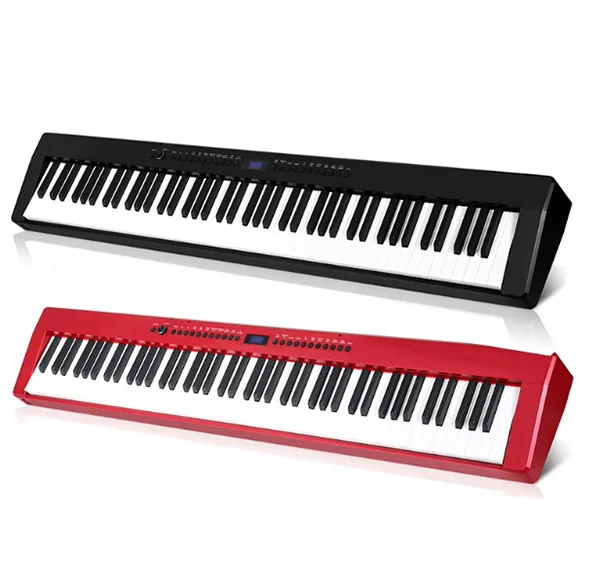 China Factory Wholase Professional Portable 88-key Electric Piano With Speakers Weighted Action Digital Piano Keyboard