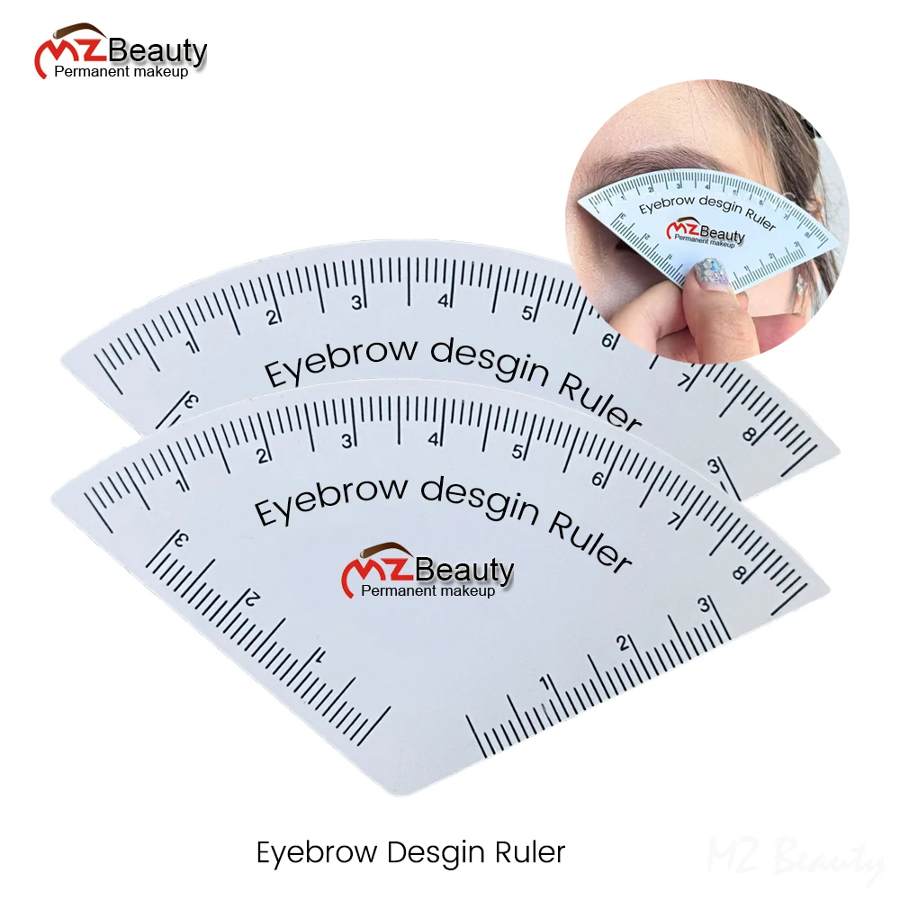 Fast Drawing Eyebrow Desgin Ruler Microblading Mapping Tool Shaping Permanent Makeup Drawing Guide Ruler Tattoo Supplies Reuse