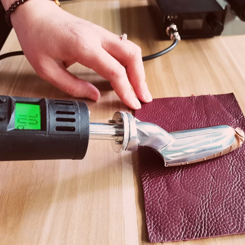Small Iron Digital Display Adjustable Mini Iron for Sewing Leather Shoes Smoothing Repair Clothes Ironing Logo Heat Transfer