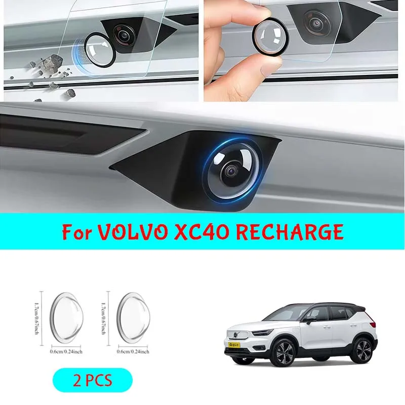 For VOLVO XC40 RECHARGE Car camera protective cover lens cover 360° All-Round Lens Guard Protector Cover