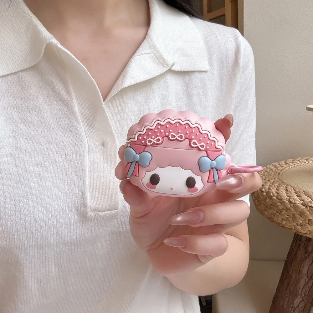 Cute Melody 3D Earphone Case Silicone Shockproof cover for Apple Airpods 4 3 2 Airpods Pro3 Pro2 4 Headphone Case Cover For Pro3