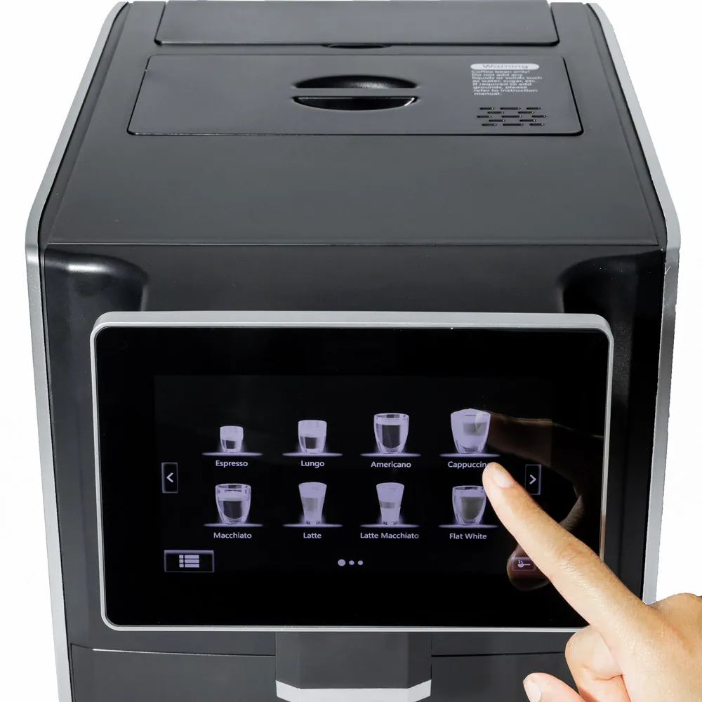 Super-Recommended IOT Onetouch Full Automatic Bean to Cup Intelligent Commercial Electric Espresso Smart Coffee Makers