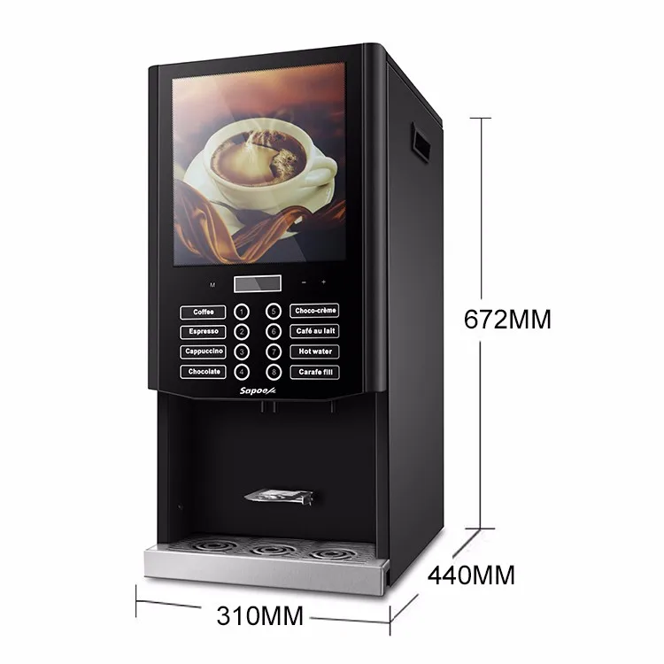 2026 New Smart ModelReasonable Price and  Stable Quality Auto Cleaning Professional Instant Commercial Coffee hine