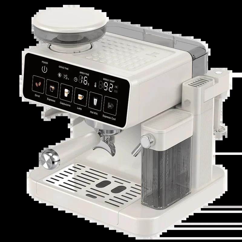 20 Bar Beans to Cup Grinder Smart Cool Temperature Milk Coffee Maker Cold Brew Americano Cappuccino Latte Espresso hine
