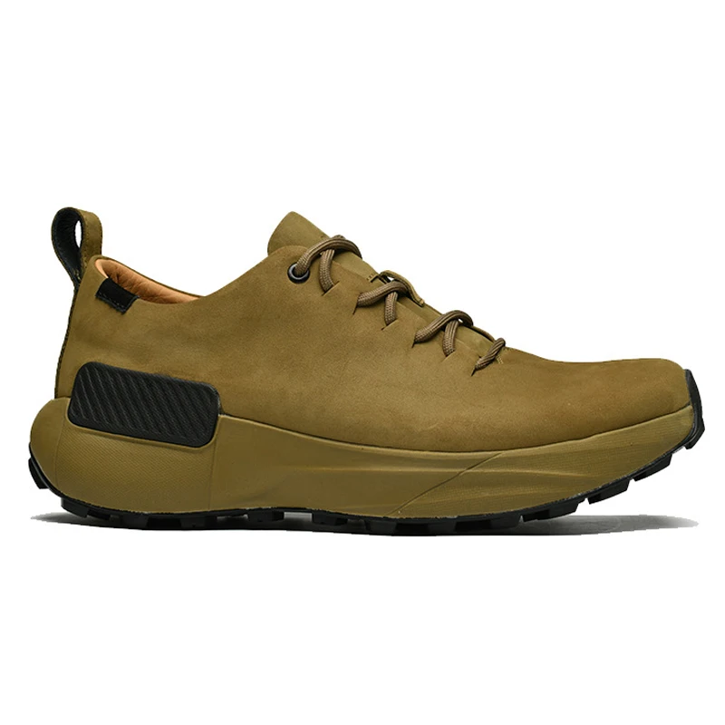 Real Leather Shoes Men Trendy Luxury Brand Original Sneakers Street Outdoor Hiking Climbing Walking Travel Business Lightweight