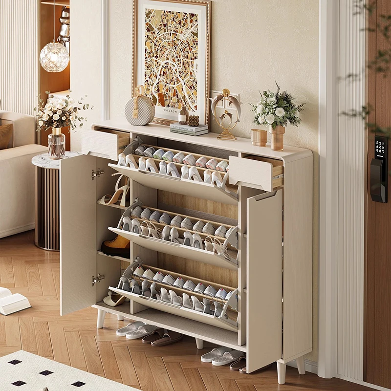 Modern Minimalist Space Saving Shoe Cabinets Premium Elegant Locker Unique Organizador De Zapatos Living Room Furniture