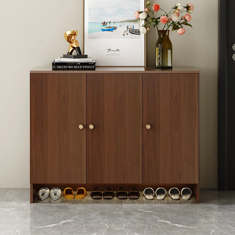 For Chinese Vintage Living Room Cabinets Multifunctional Rustic Porch Entrance Shoe Rack Premium Classic Zapatero Furniture