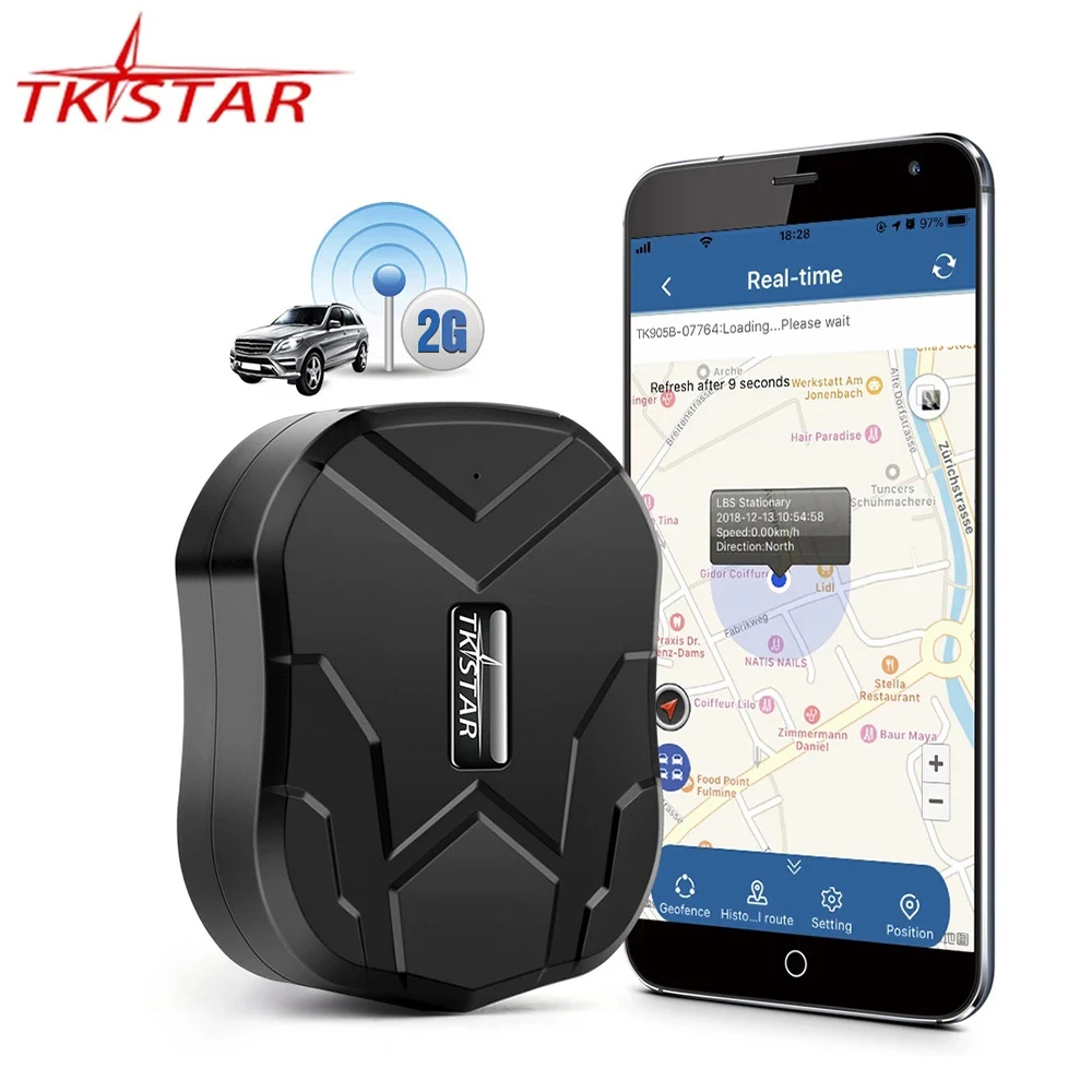 TKSTAR TK905B GPS Tracker for Car 10000mAh 150 Days Standby 4G Vehicle GPRS Tracking  Locator Waterproof Magnetic