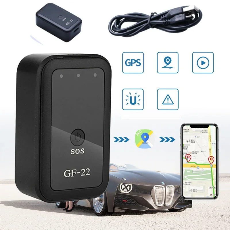 GF07 GF22 Tracker Strong Magnetic Car Vehicle Tracking Anti-lost Anti-theft Device Mini Portable Precise Positioning GPS Locator
