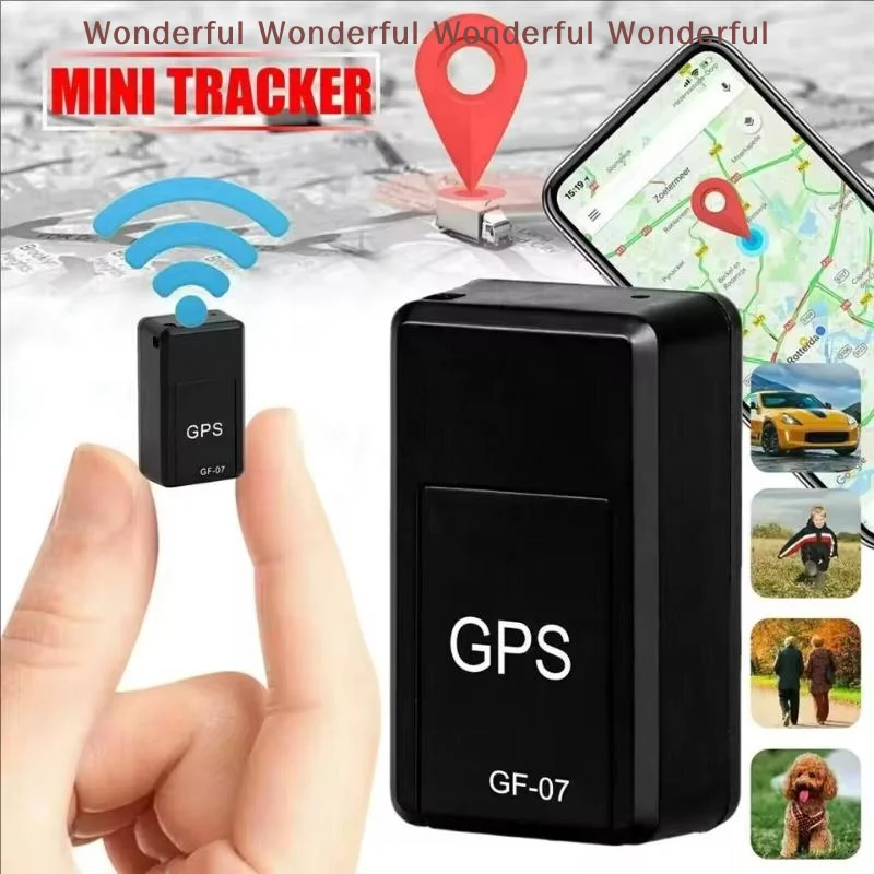For Car Luggage Pets Kids Anti Lost Monitoring GF07 Mini GPS Tracker Real Time Location Tracking Magnetic Design
