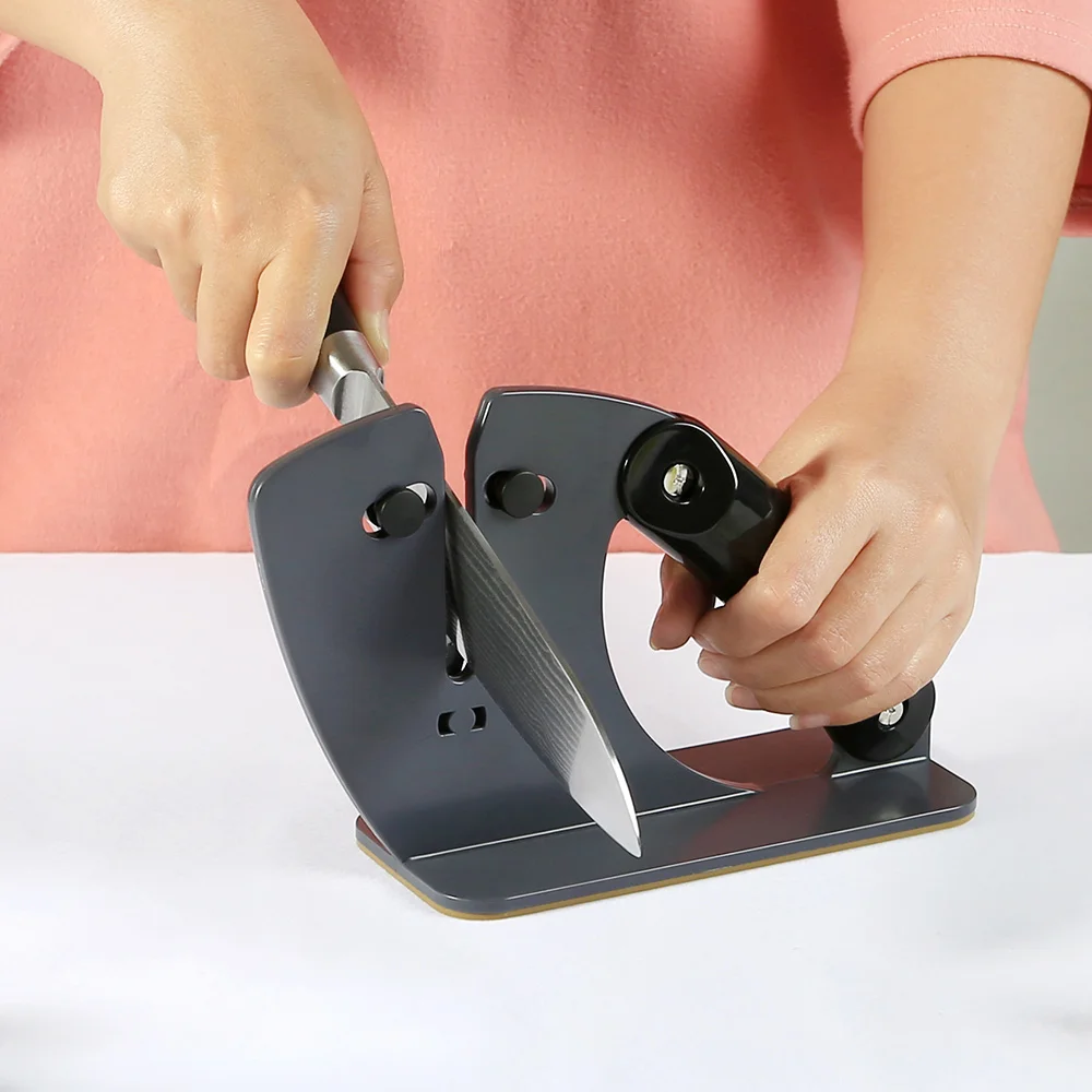 RISAMSHA Kitchen Knife Sharpener  Knife Sharpening System Kitchen Accessories Scissor Professional Knife Sharpener