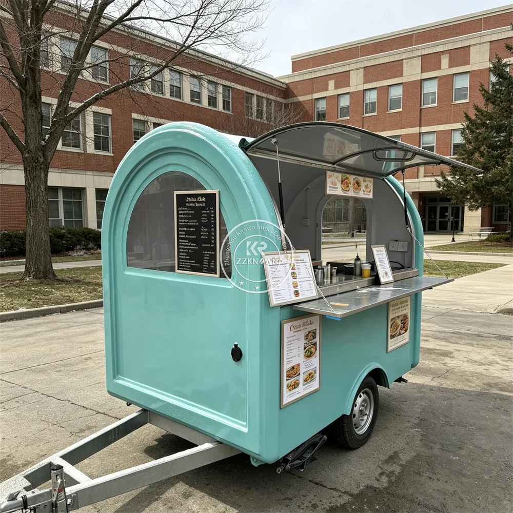 Professional Catering Trailer Concession Food Trailer Mobile Coffee Truck Custom Catering Food Truck with Fully Equipped Kitchen