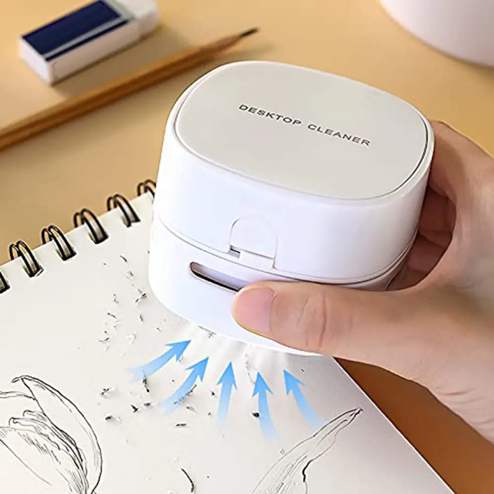 Mini Desktop Vacuum Cleaner Portable Handheld Vacuum Office Desk Dust Table Tools Home Table Sweeper Cleaning Tool Dropshipping