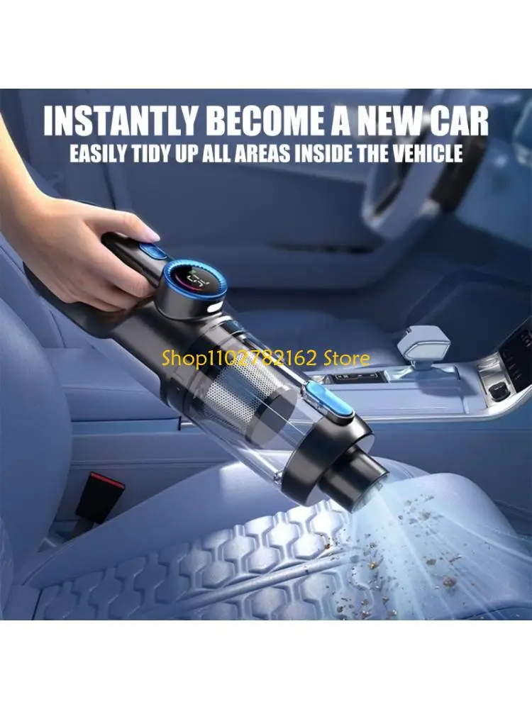 547B Handheld Vacuum Cleaner Cordless Mini Car Vacuum Cleaner Rechargeable for Car, Home, Office, Pet Hair Cleaning