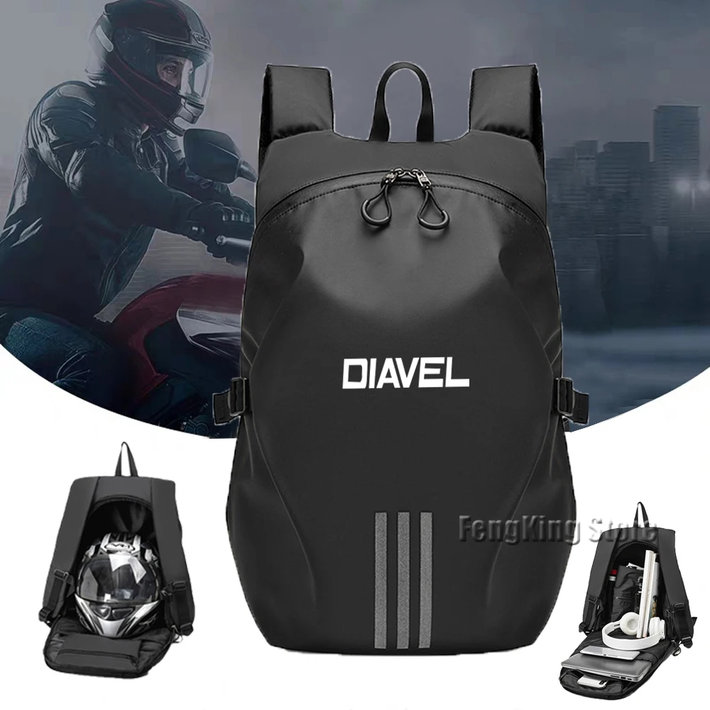 For DUCATI DIAVEL XDiavel S Diavel 1260 Knight backpack motorcycle helmet bag travel equipment waterproof and large capacity