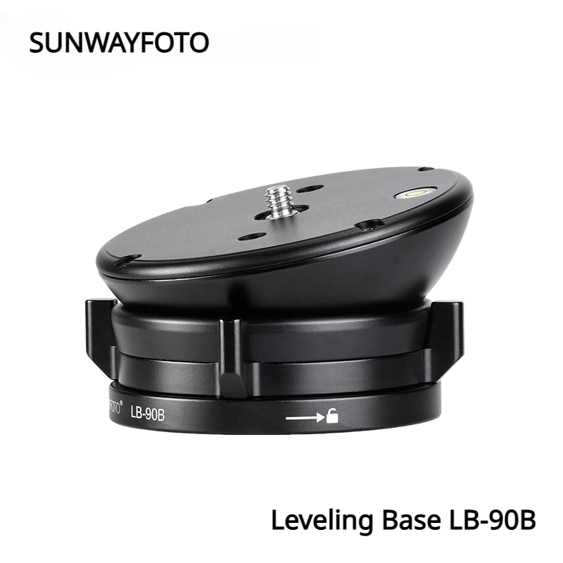 SUNWAYFOTO Leveling Base Tripod Head 55 lbs(25kg) Load Capacity LB-90B