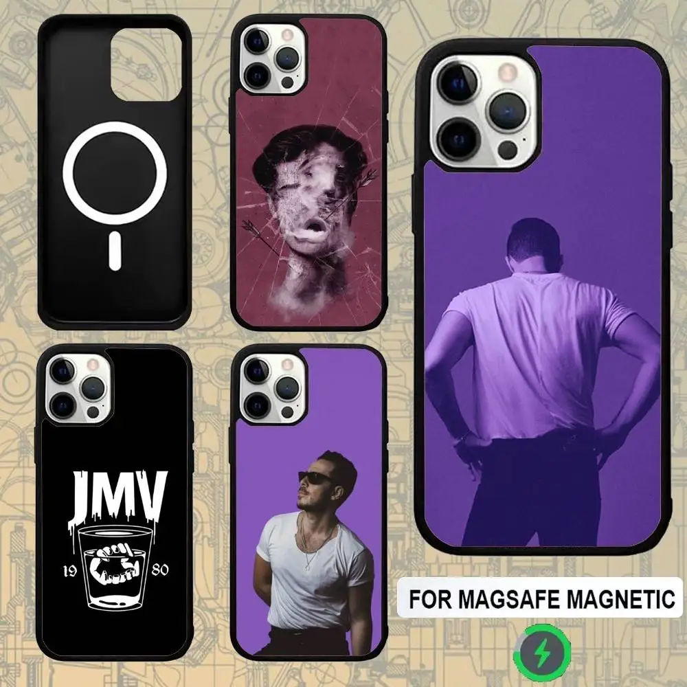 J-Jose M-Madero For Magsafe Wireless Charger Case For iPhone 15,16,17,13,14,11,12,Pro,Max,Plus,E,Air,Mini Protection