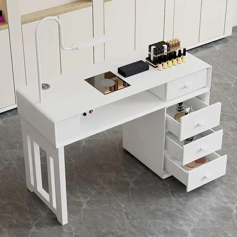 Electric Manicure Table Makeup Storage Aesthetic Stylist Desk Professional Manicure Equipment Furniture Mesa Manicurista Ongle