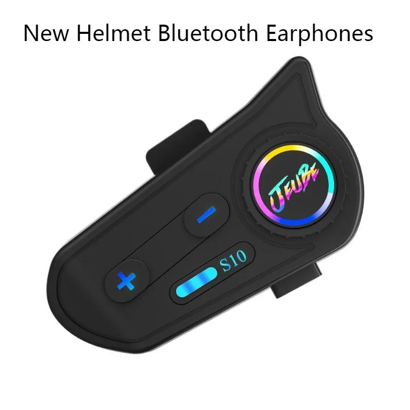 New S10 Helmet Bluetooth Earphones With Intelligent Noise Reduction And Waterproof Delivery Rider Riding Long Range Earphones
