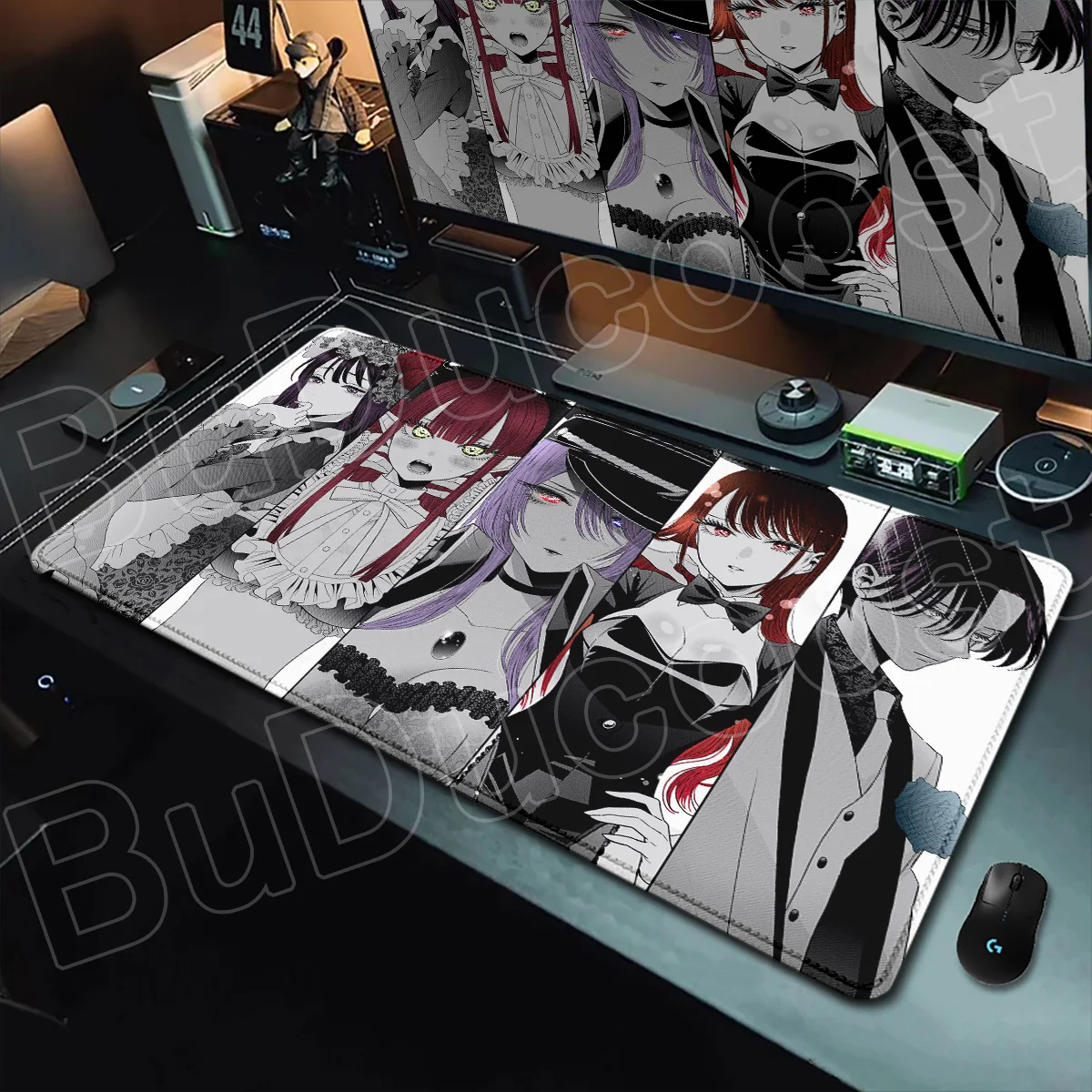 Speed Pc Accessories Large My Dress-Up Darling Mouse Pad Table Mat Marin Kitagawa Carpet 900x400mm HD printing Rubber Gaming Rug