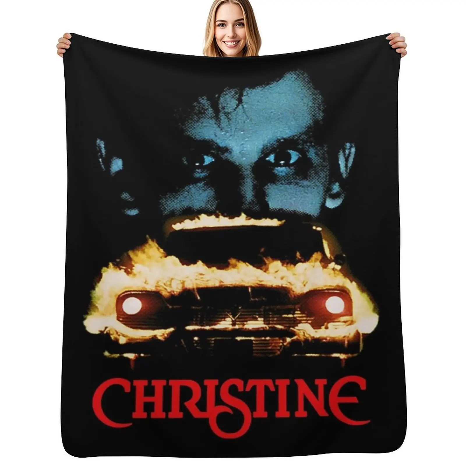 Christine and Arnie Tshirt Funny Gifts Throw Blanket Winter beds Cute Plaid Thin valentine gift ideas Custom Blankets