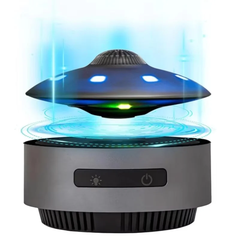 UFO Magnetic Levitation Bluetooth Speaker, Playing Music & Automatic Floating in The Air, Unique Gifts for Home Office Décor