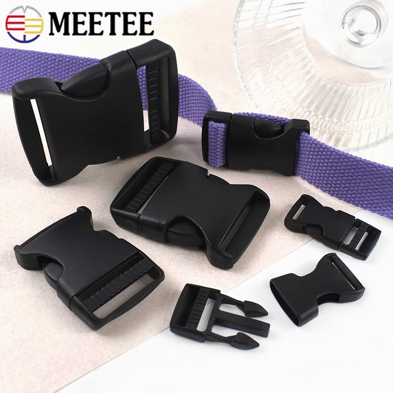 10/20/30Pcs 10-50mm Plastic Quick Release Buckles Luggage Backpack Fastener Buckle Pet Collar Adjust Clasp Crafts Accessories