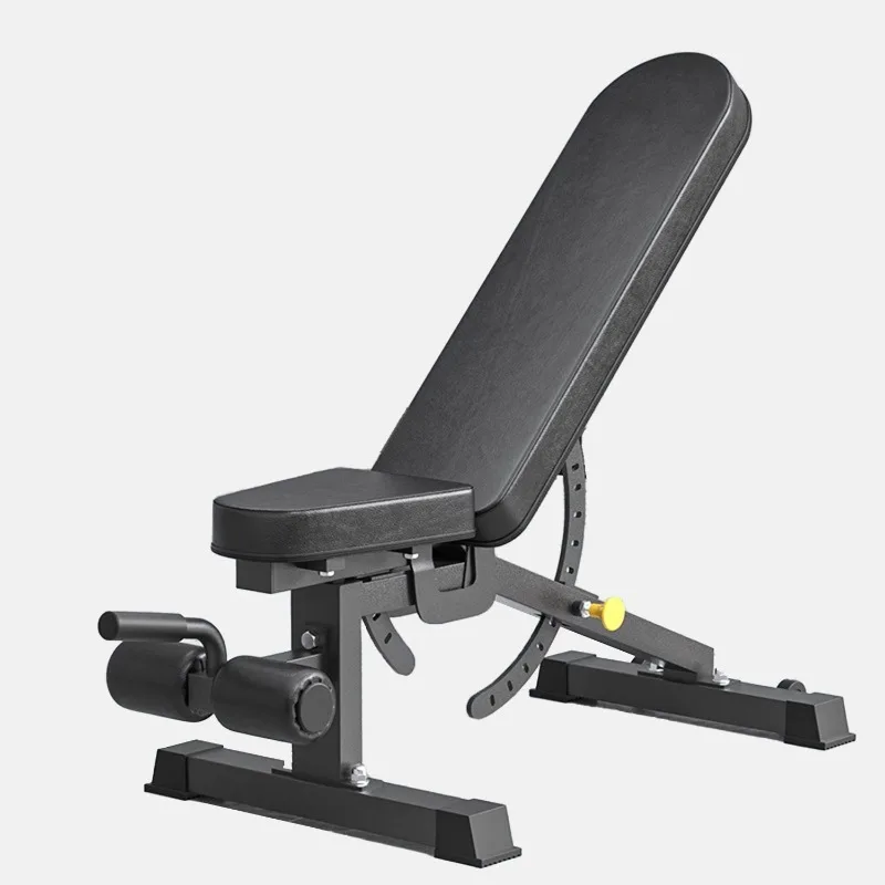 Black Fitness Bench Exercise Equipment Multi-Functional Adjustable All-in-One Black Dumbbell Bench Bench Press Bench
