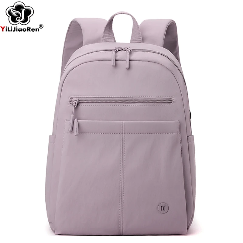 Casual Daypack Women Waterproof Oxford Backpack Ladies Laptop Bag Large Capacity School Bag for Girl Lightweight Travel Knapsack