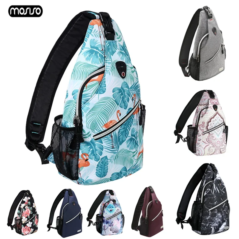 MOSISO Women Sling Backpack Men School Student Anti Theft Backbags for IPAD Waterproof Shoulder Messenger Chest Bag Travel Bags