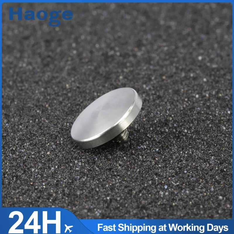 Haoge Camera Shutter Release Button for Leica Q3 43/Q3/D-LUX8/M9 / M10 / M-10P / M9-P / M Type 240/m262 Convex Surface Silver