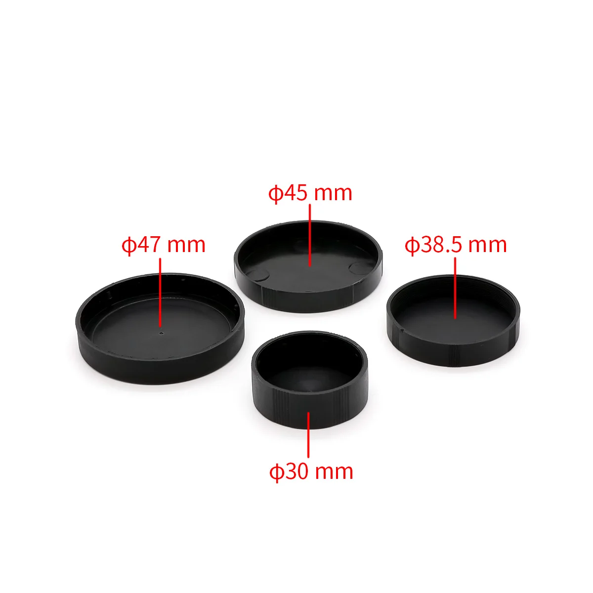 Plastic Dust Cap Cover for Telescope Eyepiece Digital Camera Lens Inner Diameter 30 38.5 45 47mm