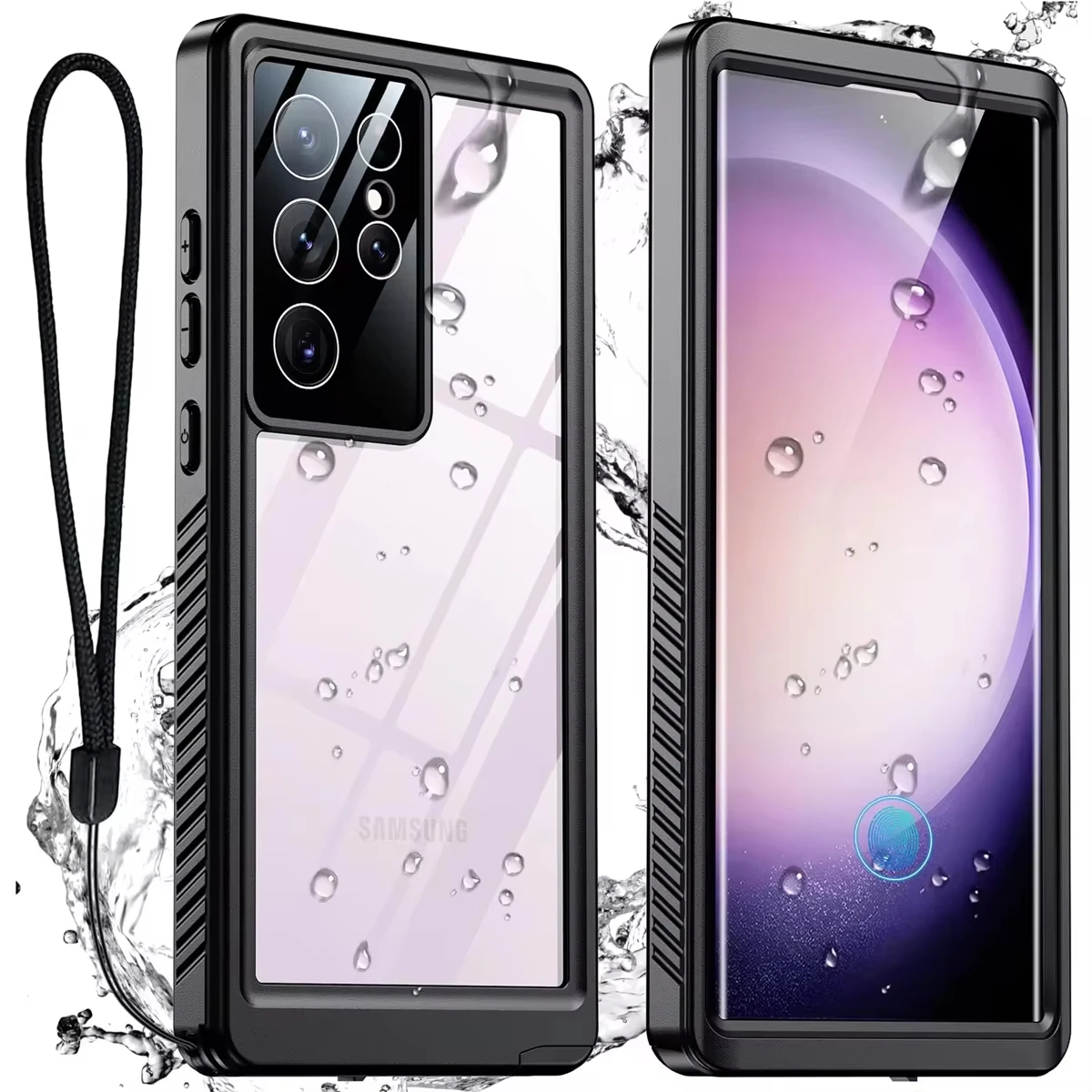 IP68 Shellbox Waterproof Case For Samsung Galaxy S25 S26 S24 S23 Ultra FE A56 A17 5G Metal Aluminum Swimming Phone Luxury Cover