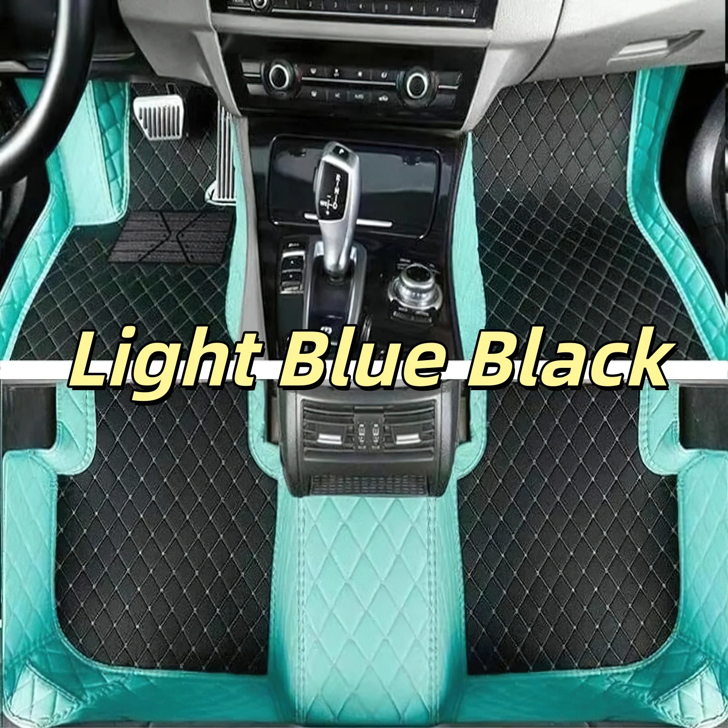 Accessories Car Floor Leather Mats Fits for Toyota Yaris Cross XP210 2021 2022 2023 2024 2025~2025 Vehicle Full Set Carpet Pads