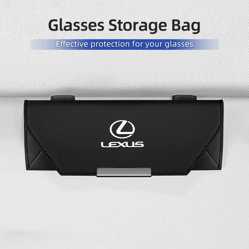 Car Interior Glasses Box Magnetic Visor Sunglasses Holder Case For Lexus CT ES GS NX IS250 CT200h IS300h ES300h RX400h NX300h IS