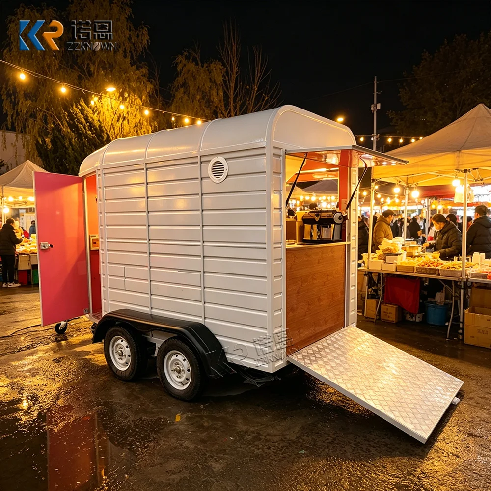 Street Food Truck With Full Kitchen Usa Mobile Pizza Hot Dog Hamburger Shawarma Bbq Trailer Fast Food Trailer For Sale