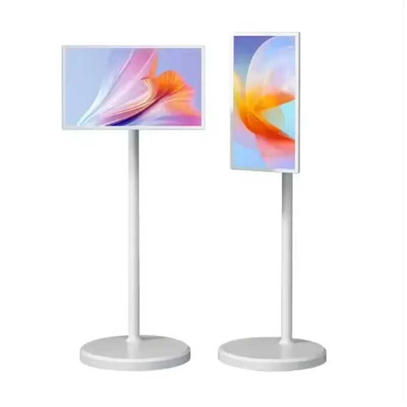 27 Inch Portable Touch Screen Monitor HD Display USB Serial WiFi Smart TV for Bedroom Indoor Home Entertainment Gaming Office