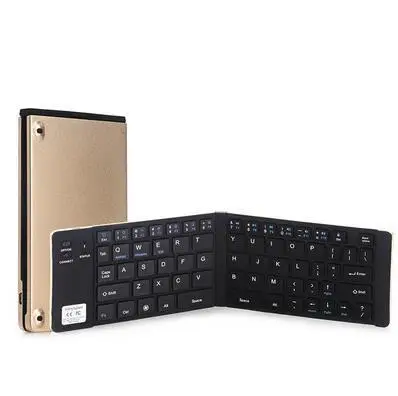 Bluetooth folding keyboard GK228 series portable, creative pocket double folding home, convenient wireless keyboard