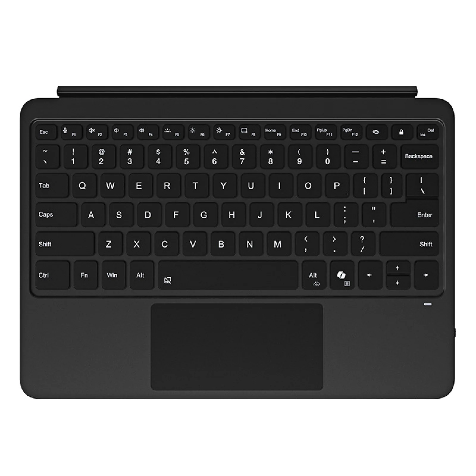 For Surface Pro 12 Rainbow Backlit BT Keyboard Accessory Quiet Wireless Keyboard Office & Home Use﻿