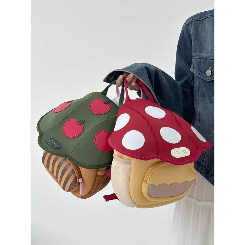 New Design Mini Cute Mushroom Small Backpacks with A High-end and Trendy Feel Mengbao Series Children's Backpack Y2k Fashion