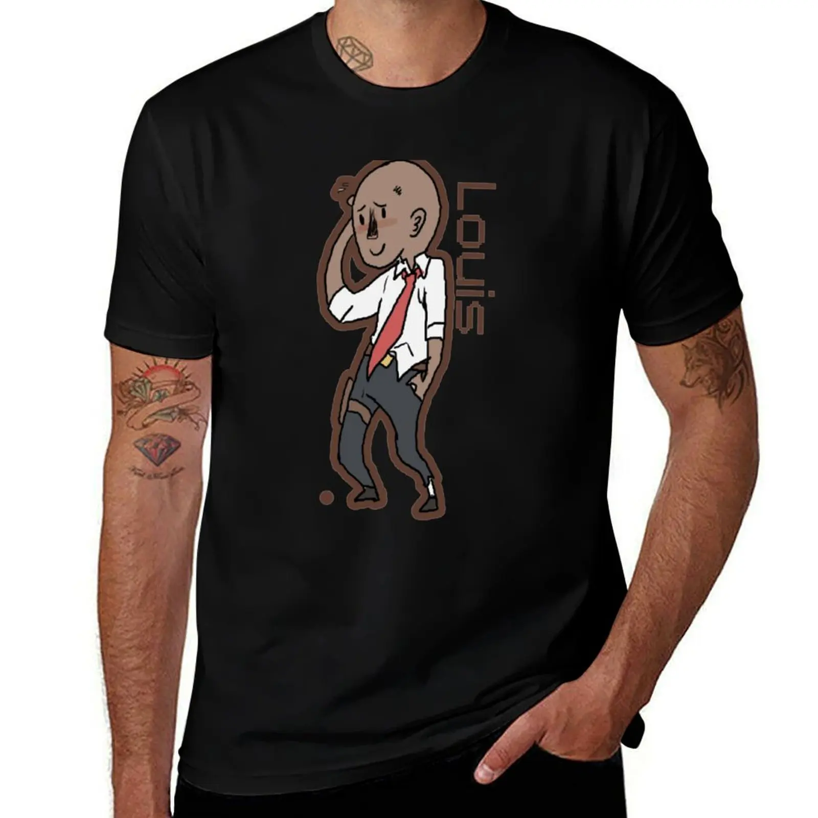 mini Louis Bennett T-Shirt Summer Casual Loose T-Shirt
