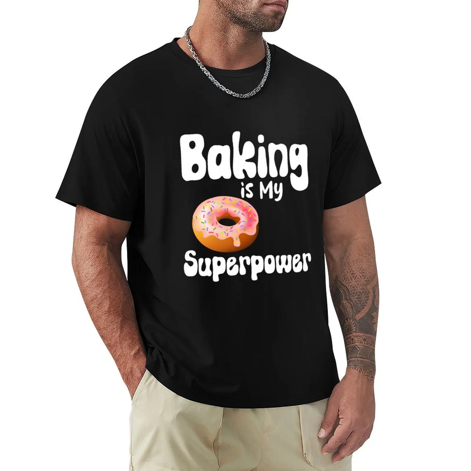 Baking is my superpower funny baker professional cook, chef T-Shirt Mechanic Work Tee Shirt