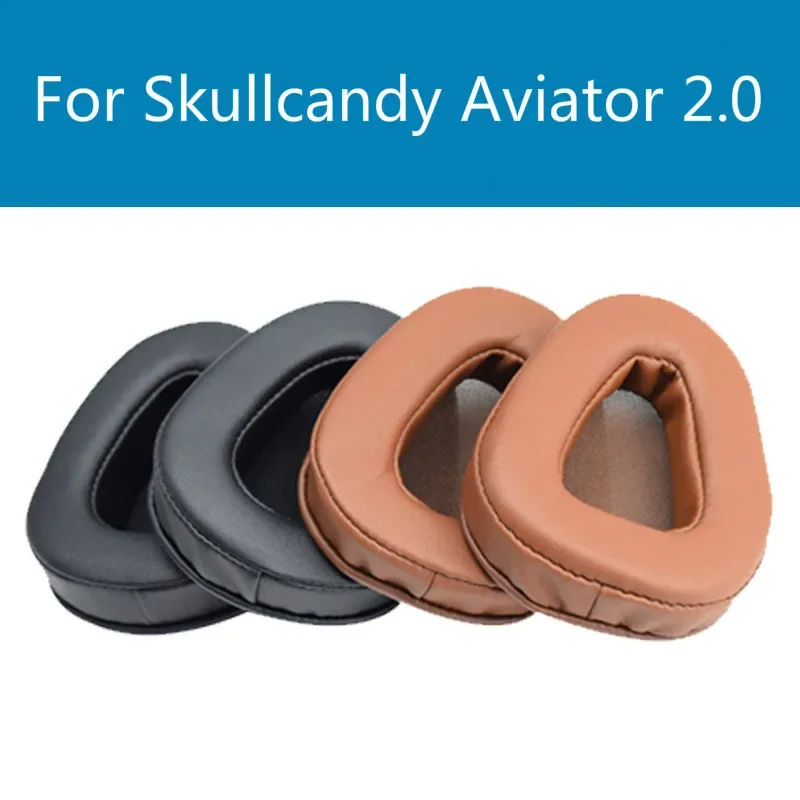 Replacement High-quality Headset Foam Cusion Suitable for Skullcandy Roc Rocnation Aviator 2.0 Earpads Soft Protein Sponge Cover