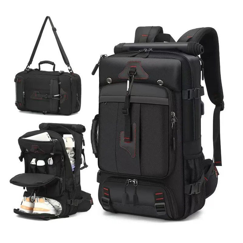 Men's Backpack Travel Large Capacity Business Travel Large Luggage Bag Waterproof Outdoor Hiking Bag Leisure Backpack
