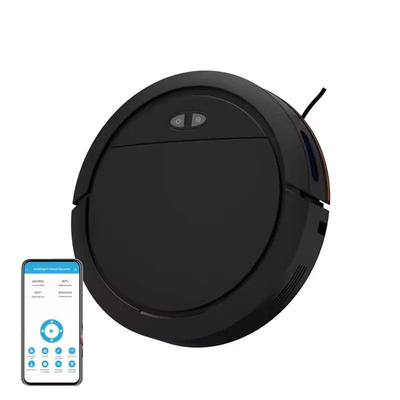 App-Controlled Smart Robot Vacuum Mop 4000Pa Self-Charging Robotic Cleaner for Daily Home Cleaning Dry Function Vacuum Cleaner