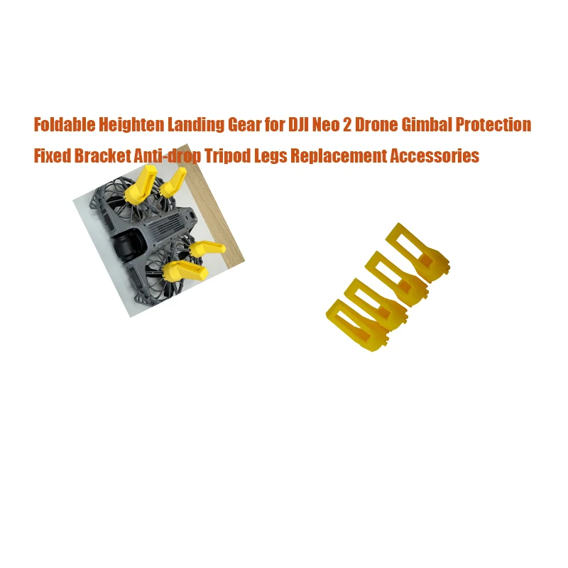 Foldable Heighten Landing Gear for DJI Neo 2 Drone Gimbal Protection Fixed Bracket Anti-drop Tripod Legs Replacement Accessories