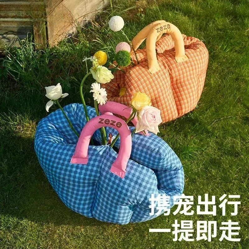 Pet Car Bed Outdoor Safety Seat Pet Portable Sofa Bed Sleeping Mat Car Bed Dog Accessories