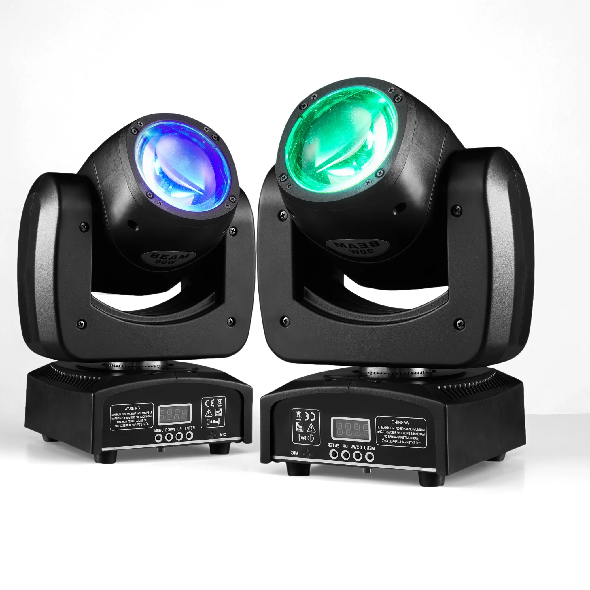 Mini Beam 90W LED Moving Head Stage Effect Lighting DMX Lights DJ Disco Night Club Live Show Bar Wedding Party