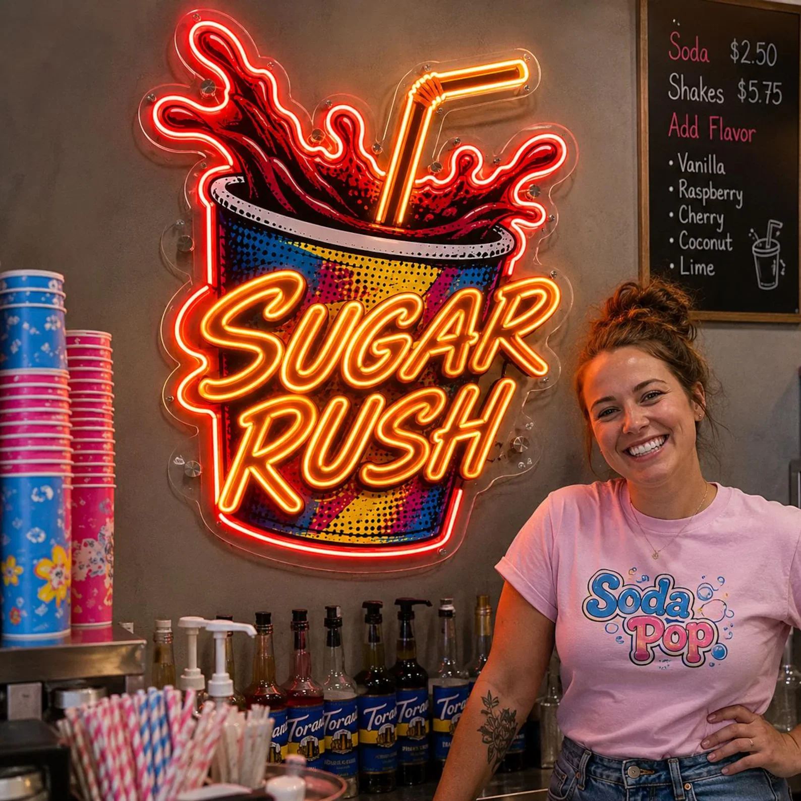 Custom Business Neon Sign, Personalized LED Logo Neon Light for Shop Bar Salon Cafe Restaurant Wedding Home Wall Decor
